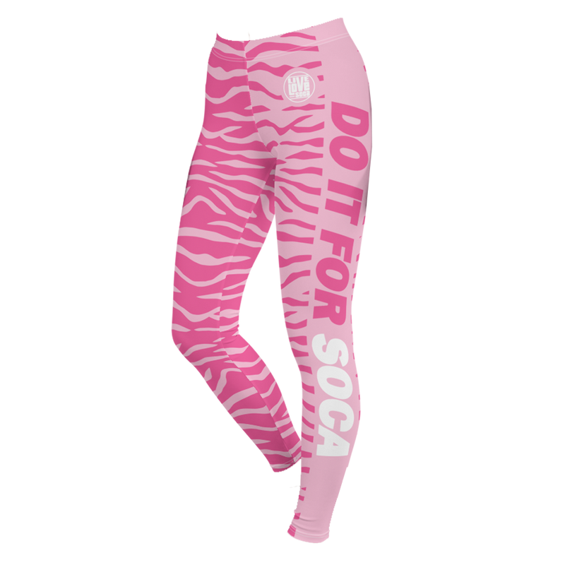 Endless Summer 22  - DIFS Soca Tiger Pink Womens Leggings