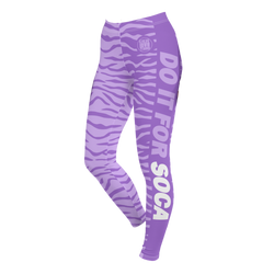 Endless Summer 22 -  DIFS Soca Tiger Purple Womens Leggings
