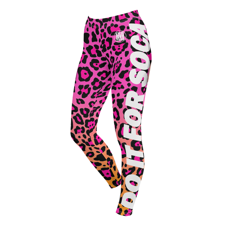 Endless Summer 22 - DIFS Hot Tropical Blend Leopard Womens Leggings