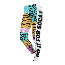 Endless Summer 22 - Soca Icon Wild Cat Tiger Leopard Cross Womens Leggings
