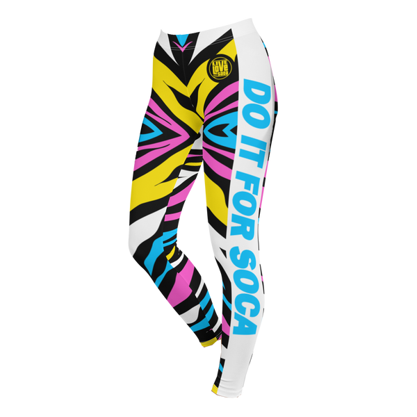 Endless Summer 22 - Tropical Zebra Womens Leggings