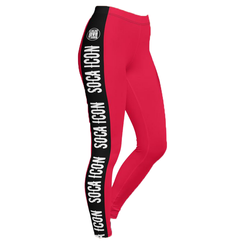 Endless Summer 21 Soca Icon Red Leggings