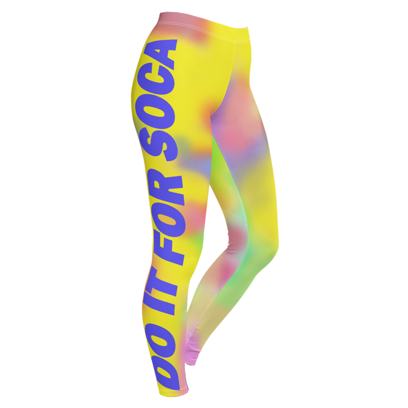 Endless Summer 21 J'ouv Tie Dye Yellow Passion Leggings