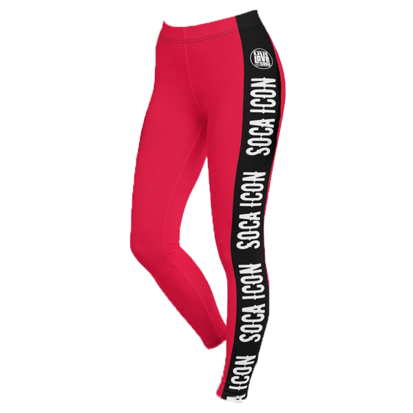 Endless Summer 21 Soca Icon Red Leggings