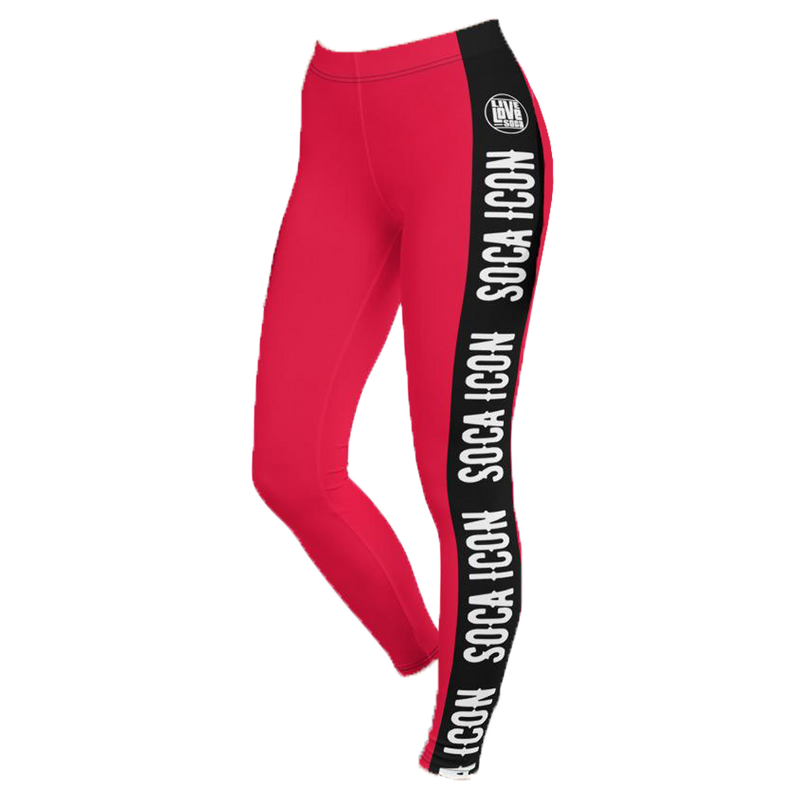 Endless Summer 21 Soca Icon Red Leggings