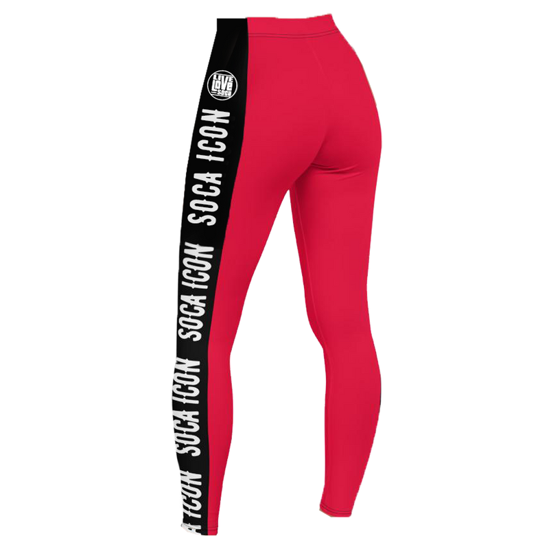 Endless Summer 21 Soca Icon Red Leggings