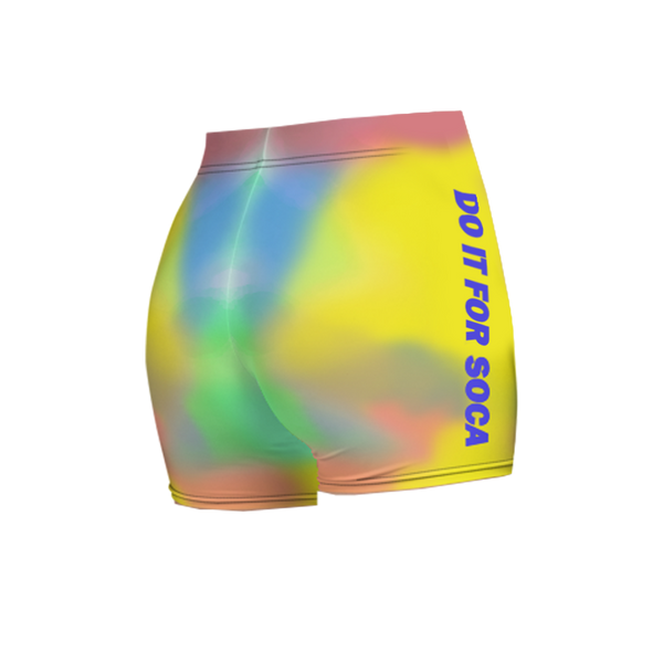 Endless Summer 21 J'ouv Tie Dye Yellow Passion Shorts