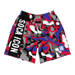 Endless Summer 21 Soca Icon Soca Camo Mens Blue-Red Shorts