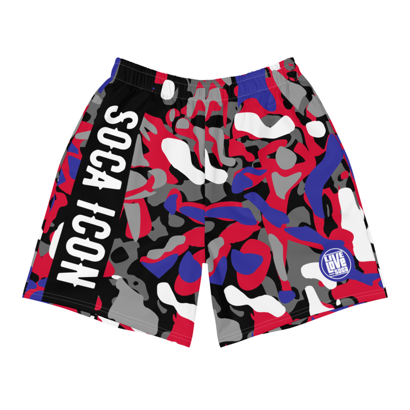 Endless Summer 21 Soca Icon Soca Camo Mens Blue-Red Shorts