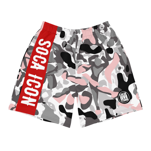 Endless Summer 21 Soca Icon Soca Camo Mens Grey-Pink Shorts