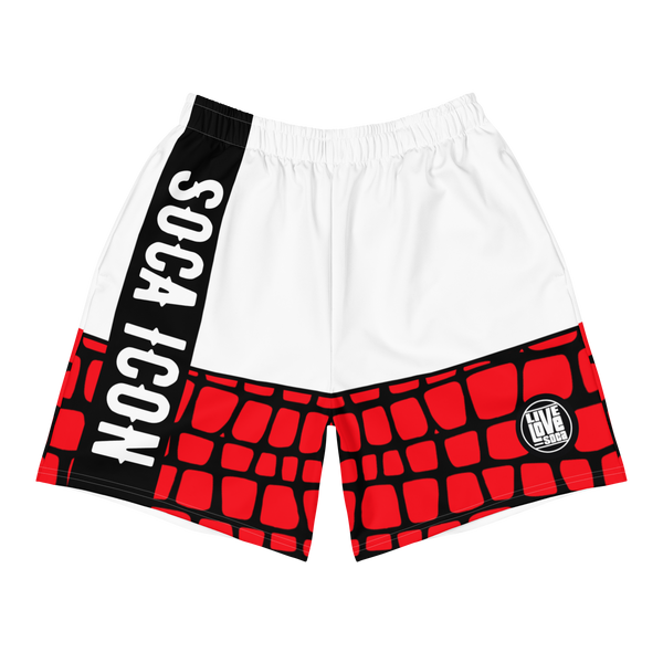 Endless Summer 22 - Soca Icon Red Crocodile Mens Shorts