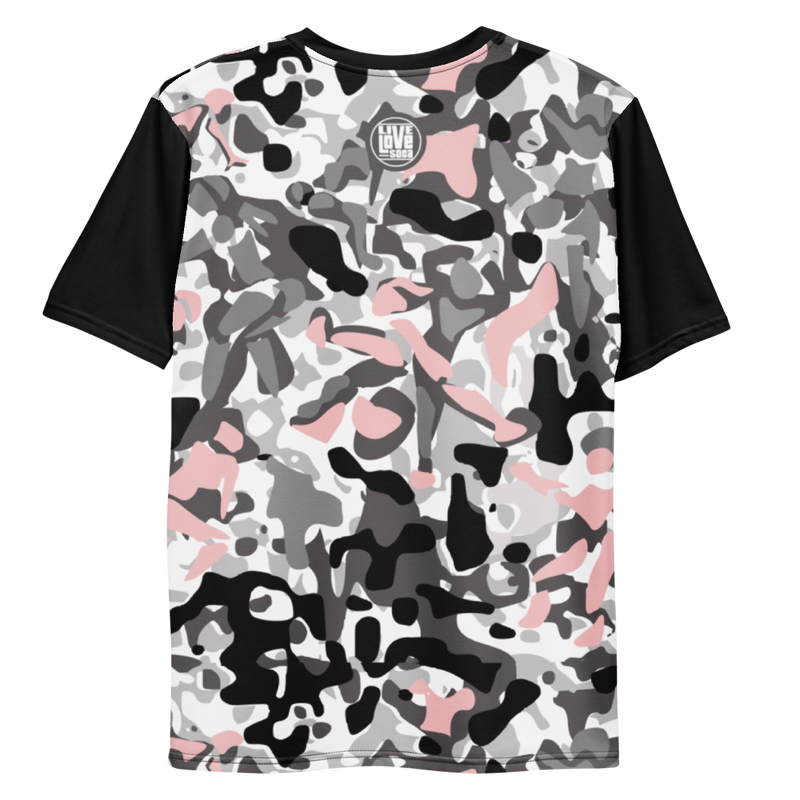 Endless Summer 21 Soca Icon Soca Camo Mens Grey-Pink T-shirt