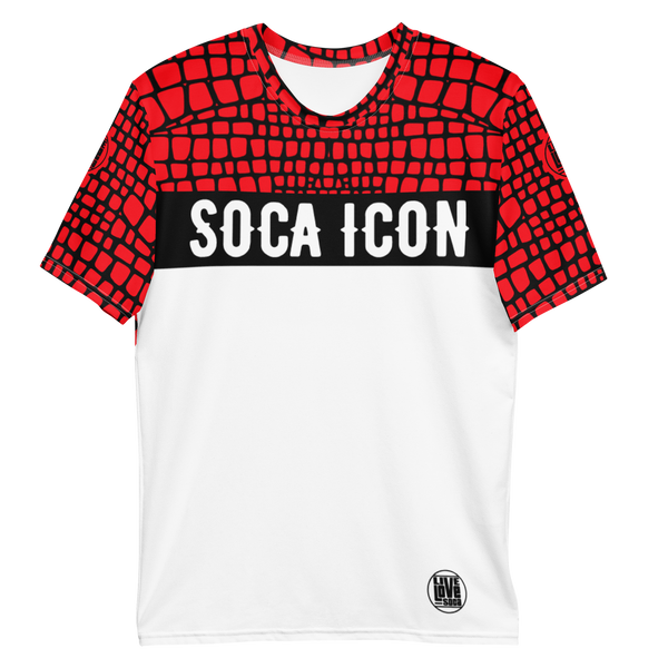 Endless Summer 22 - Soca Icon Red Crocodile Mens T-Shirt