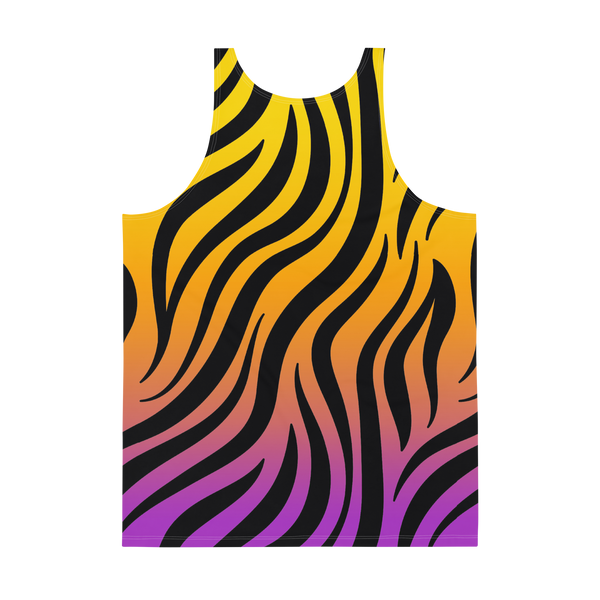 Endless Summer 22 - Tropical Blend Zebra Mens Tank Top