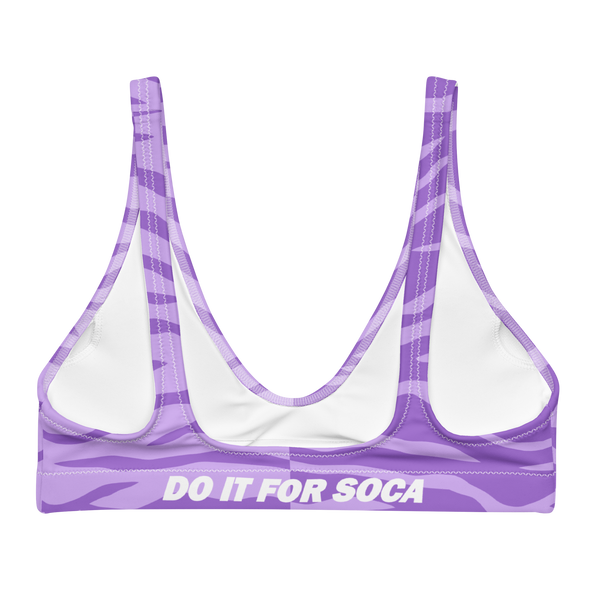 Endless Summer 22 -  DIFS Soca Tiger Purple Womens Bralette