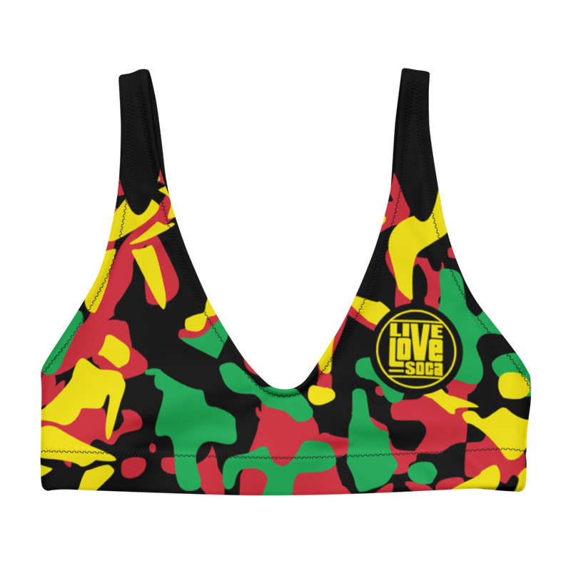 Endless Summer 21 Soca Camo Rasta Bralette