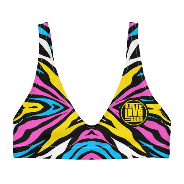 Endless Summer 22 - Tropical Zebra Womens Bralette