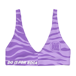 Endless Summer 22 -  DIFS Soca Tiger Purple Womens Bralette