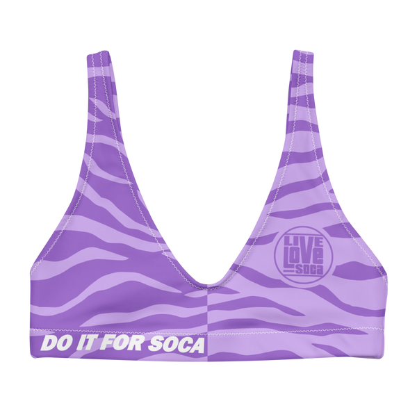 Endless Summer 22 -  DIFS Soca Tiger Purple Womens Bralette