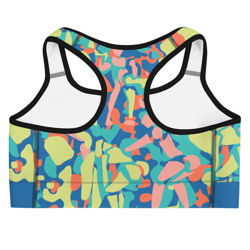 Endless Summer 21 Soca Camo Cotton Candy Sports Bra