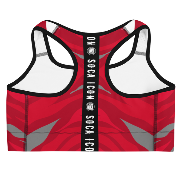 Endlesss Summer 22 - Soca Icon Cat Zebra Cross Womens Sports Bra