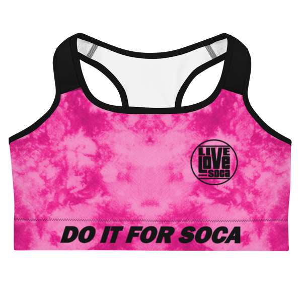 Endless Summer 21 J'ouv Tie Dye Pink Sports Bra