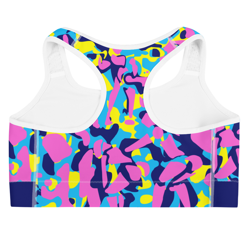 Endless Summer 21 Soca Camo Purple Passion Sports Bra