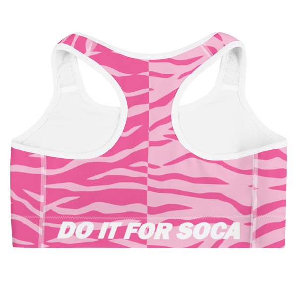 Endless Summer 22  - DIFS Soca Tiger Pink Womens Sports Bra