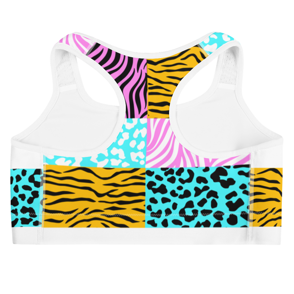Endless Summer 22 - Soca Icon Wild Cat Tiger Leopard Cross Womens Sports bra