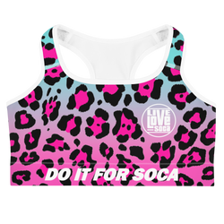 Endless Summer 22 - DIFS Cool Tropical Passion Leopard Womens Sports Bra