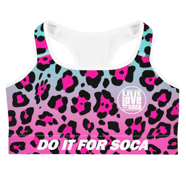 Endless Summer 22 - DIFS Cool Tropical Passion Leopard Womens Sports Bra