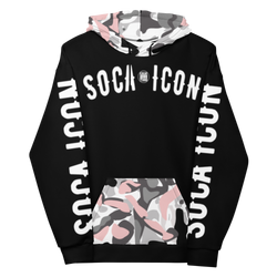 Endless Summer 21 Soca Icon Soca Camo Mens Grey-Pink Hoodie