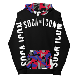 Endless Summer 21 Soca Icon Soca Camo Mens Blue-Red Hoodie