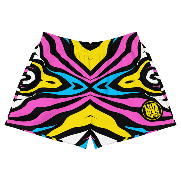 Endless Summer 22 - Tropical Zebra Womens Short Shorts