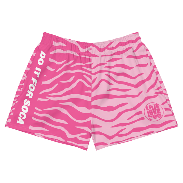 Endless Summer 22 Pastel Pink Tiger Shorts