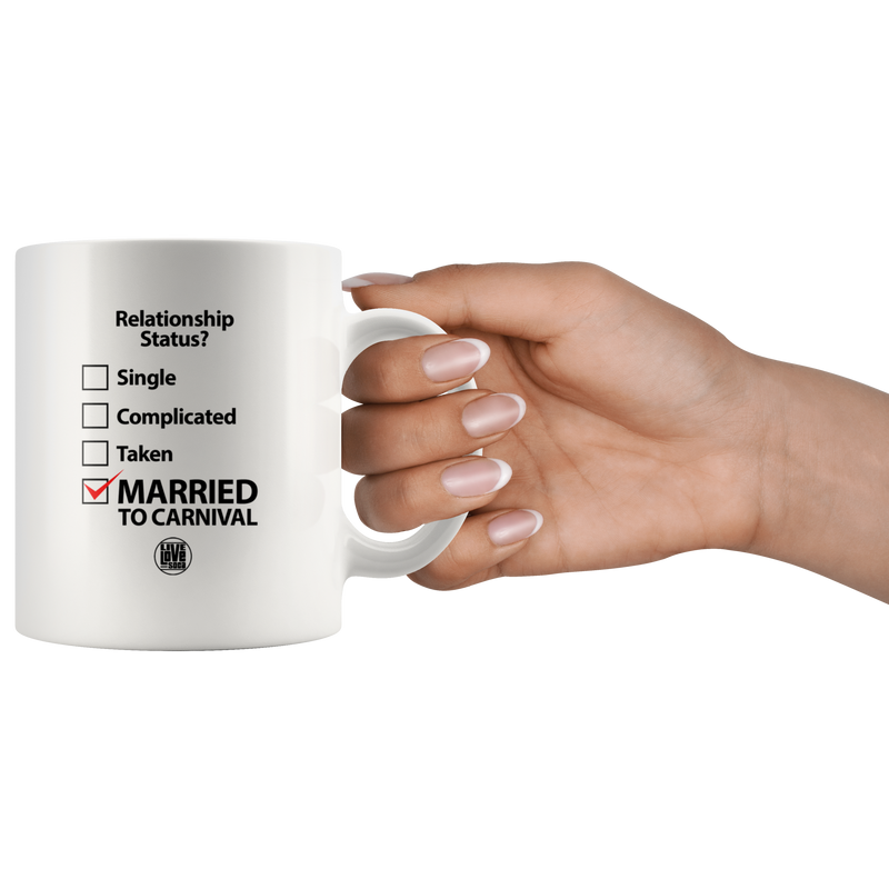 MARRIED TO CARNIVAL MUG (Designed By Live Love Soca) - Live Love Soca Clothing & Accessories