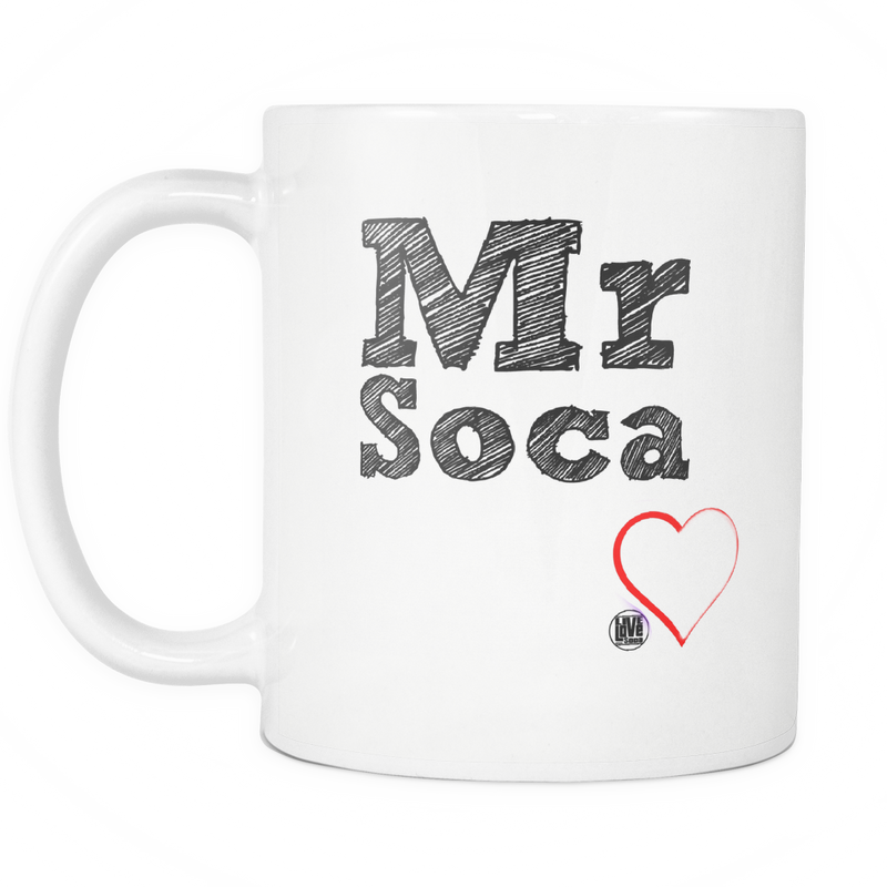MR & MRS SOCA MUG - Live Love Soca Clothing & Accessories