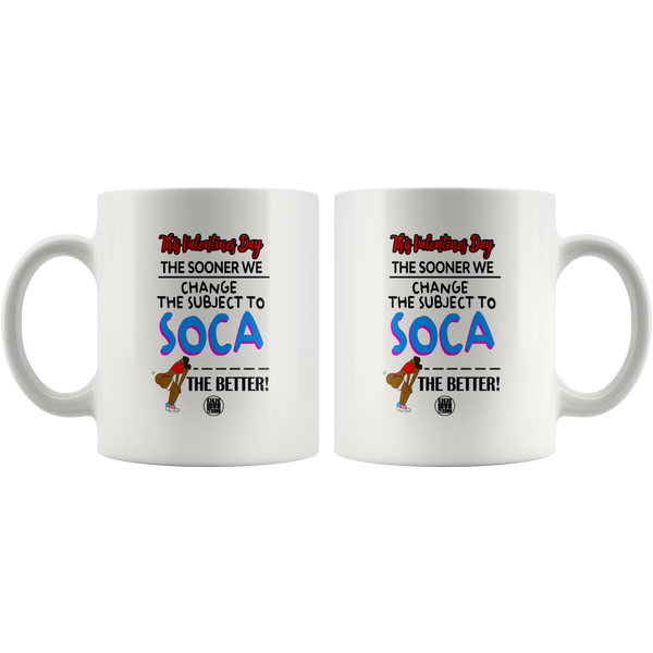 Change The Subject To Soca Mug (Designed By Live Love Soca)