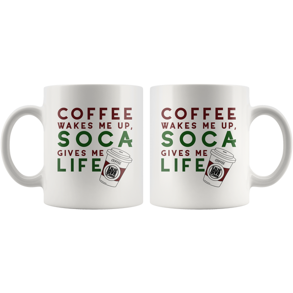 COFFEE & SOCA MUG (Designed By Live Love Soca) - Live Love Soca Clothing & Accessories