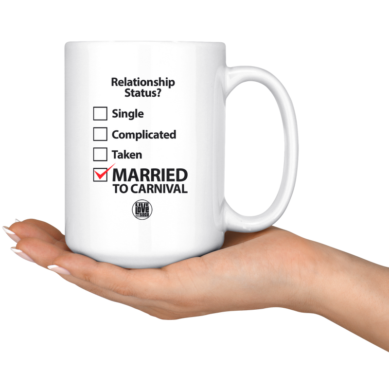 MARRIED TO CARNIVAL MUG (Designed By Live Love Soca) - Live Love Soca Clothing & Accessories