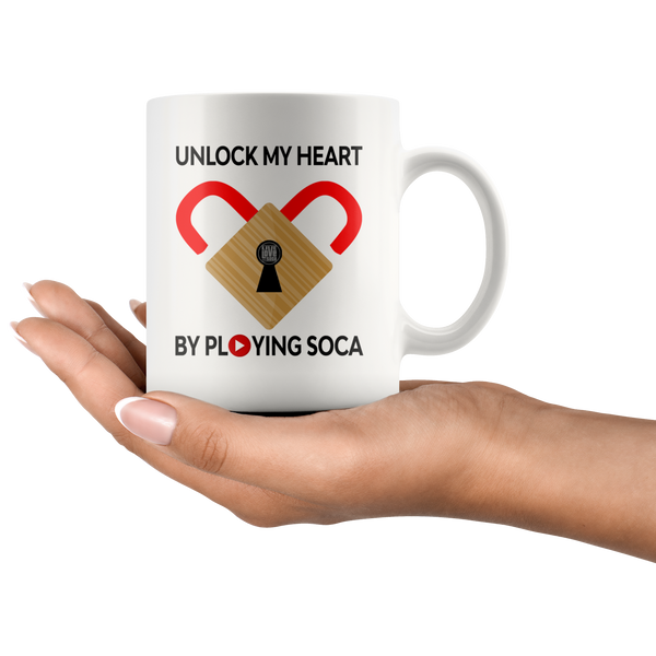 Unlock My Heart With Soca Mug ( Designed By Live Love Soca)