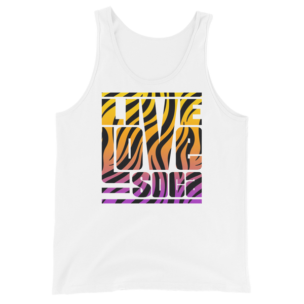 Endless Summer 22 -Tropical Blend Zebra Tank Top