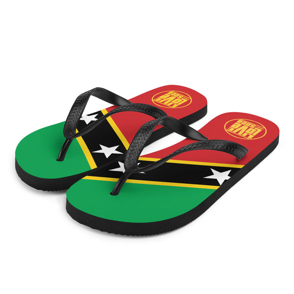 Island Saint Kitts & Nevis Flip Flops - Live Love Soca Clothing & Accessories