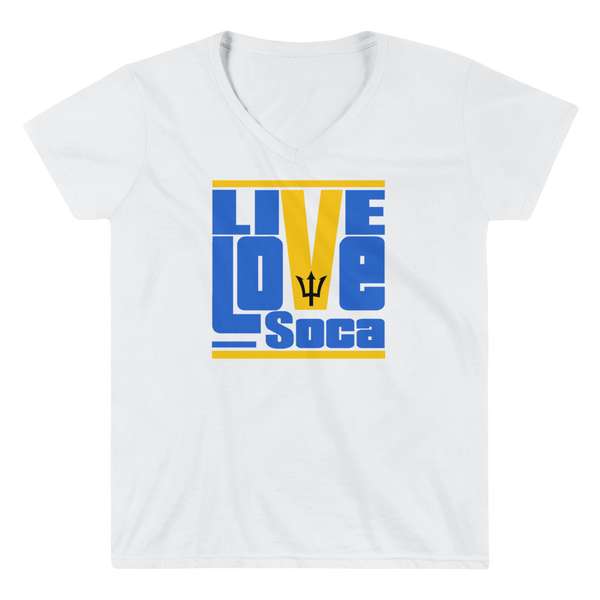 Barbados Islands Edition Womens V-Neck T-Shirt - Live Love Soca Clothing & Accessories