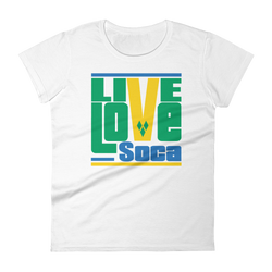 Saint Vincent & The Grenadines Islands Edition Womens T-Shirt - Live Love Soca Clothing & Accessories