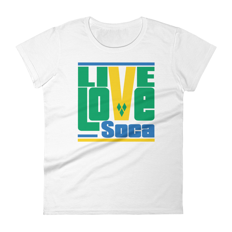 Saint Vincent & The Grenadines Islands Edition Womens T-Shirt - Live Love Soca Clothing & Accessories