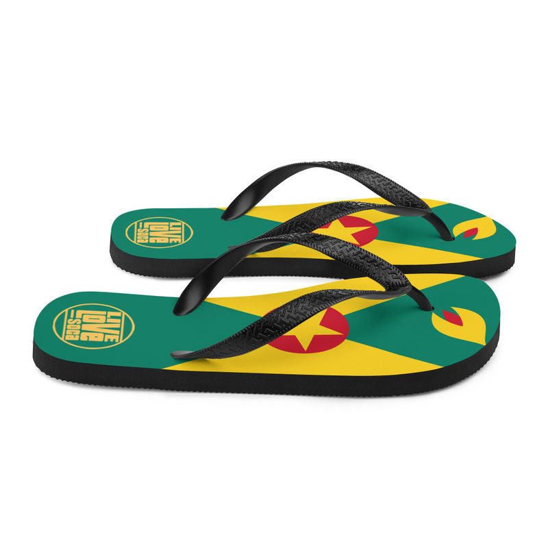 Island Grenada Flip Flops - Live Love Soca Clothing & Accessories