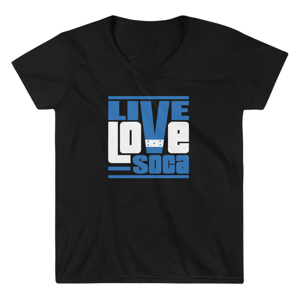 Honduras Islands Edition Womens V-Neck T-Shirt - Live Love Soca Clothing & Accessories