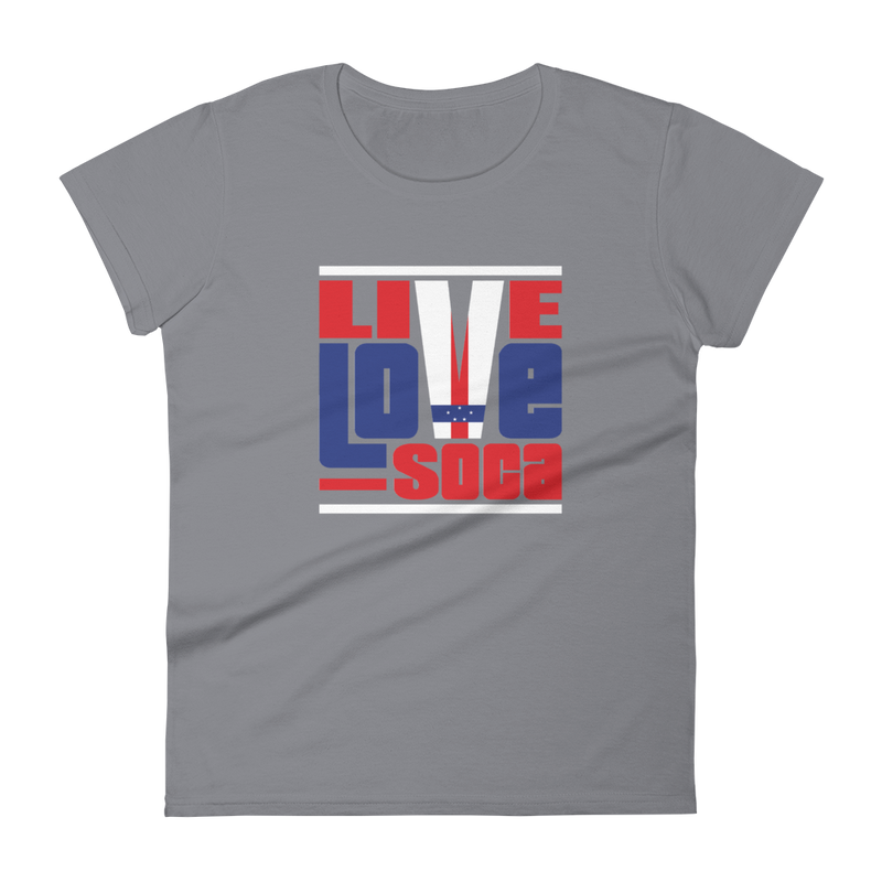 Netherlands Antilles Islands Edition Womens T-Shirt - Live Love Soca Clothing & Accessories