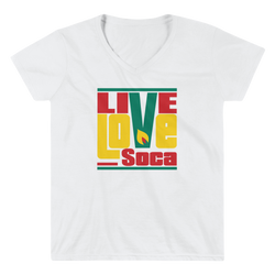 Grenada Islands Edition Womens V-Neck T-Shirt - Live Love Soca Clothing & Accessories